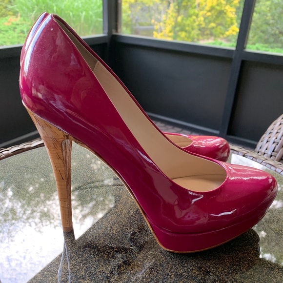 KORS Michael Kors Shoes - Michael Kors Red Platform Heel Pump